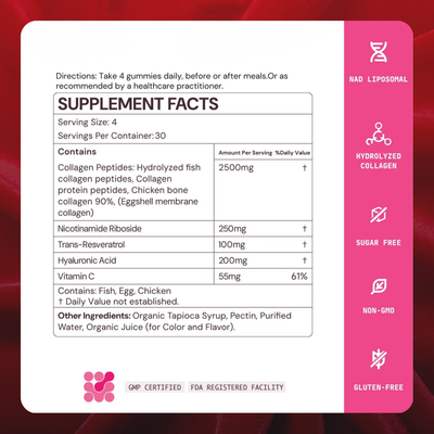 Secrets NAD+ Collagen Advanced Gummies