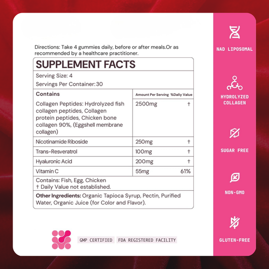 Secrets NAD+ Collagen Advanced Gummies